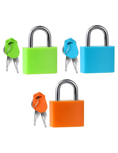 Candados de Maleta Arcjunys con Llave - 3 Colores Mini