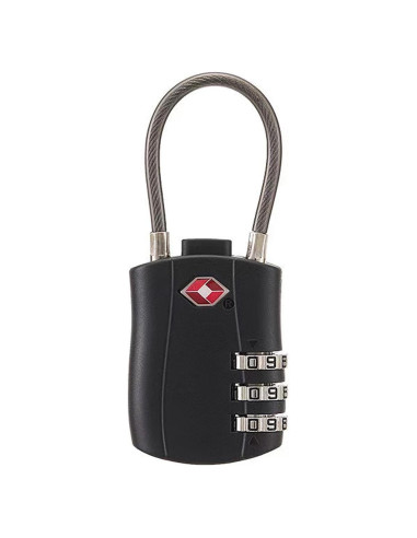 Candado TSA DUSLANG Negro para Equipaje y Mochilas