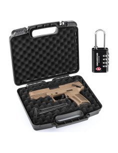 Funda Dura para Pistolas 9mm Kinghardcase con Cerradura TSA