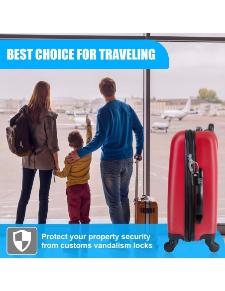 Candado TSA DUSLANG Negro para Equipaje y Mochilas