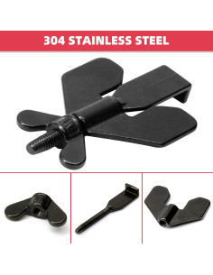 Cerradura de Puerta Portátil IRONDIY - Seguridad y Privacidad 2