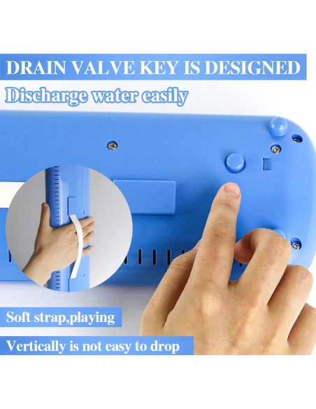 Melódica Profesional Eavnbaek 32 Teclas Azul con Accesorios