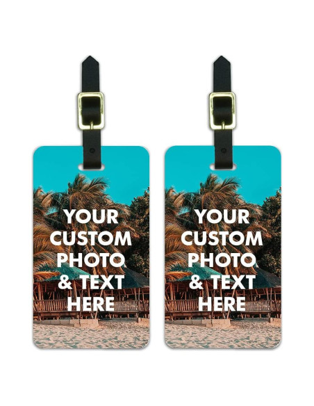 Etiquetas de Equipaje Personalizadas GRAPHICS & MORE - 2 Pzas Etiquetas de Equipaje Personalizadas GRAPHICS & MORE - 2 Pzas