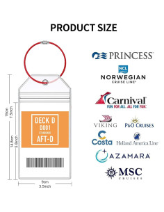 Kit de Soportes de Etiquetas de Equipaje ZHEMEILU 12 Pcs 2