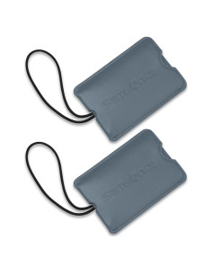 Etiquetas de ID de vinilo Samsonite 2 unidades azul