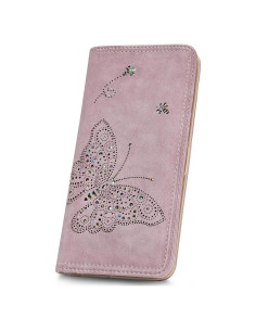 Cartera RFID Mujer KITEVIUN Ultra Delgada Morado 20x10 cm