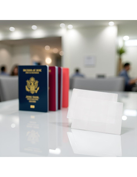 Funda Protectora para Pasaporte BWESOO Transparente Duradera