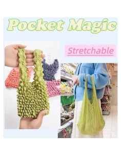 Bolsas de Compras Reutilizables Plegables Oaiyeie 3 Piezas Nylon 2