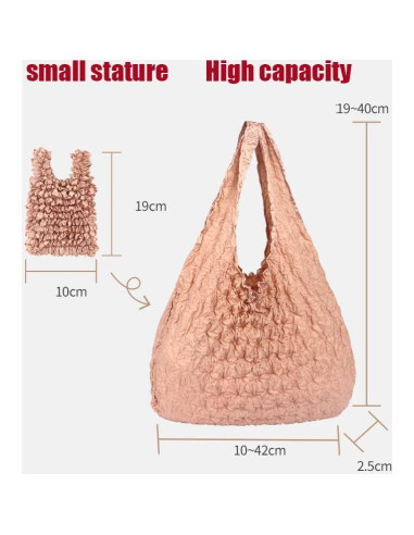 Bolsas de Compras Reutilizables Plegables Oaiyeie 3 Piezas Nylon