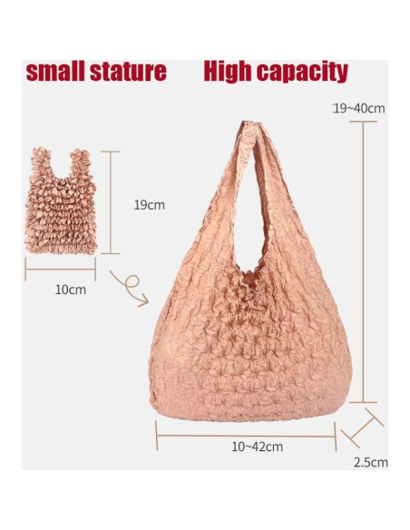 Bolsas de Compras Reutilizables Plegables Oaiyeie 3 Piezas Nylon