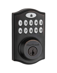 Cerradura Electrónica Kwikset 914 SmartCode Bronce Veneciano 2