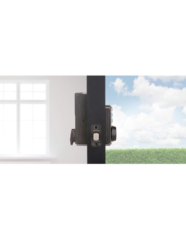 Cerradura Electrónica Kwikset 914 SmartCode Bronce Veneciano