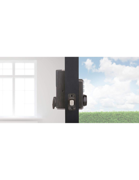 Cerradura Electrónica Kwikset 914 SmartCode Bronce Veneciano