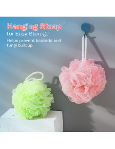 Esponjas de Lufa Exfoliantes LIKEVOW - Paquete de 4 Multicolor 2