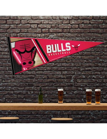 Estandarte de Fieltro Rico Industries Chicago Bulls 30x76 cm