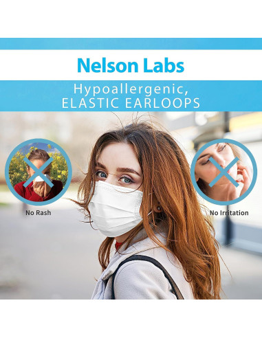 Mascarillas Médicas Desechables SkyPro 50PCS 3 Capas Hipoalergénicas