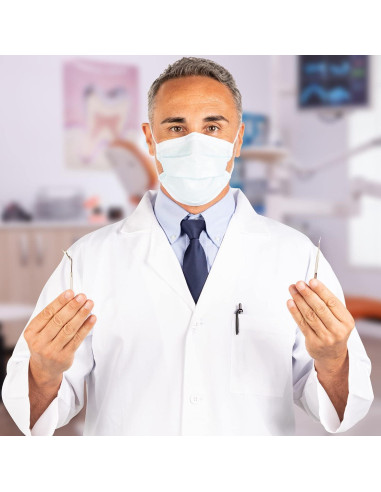 Mascarilla Desechable Halyard FLUIDSHIELD 2 Azul Nivel 2 - Caja 50