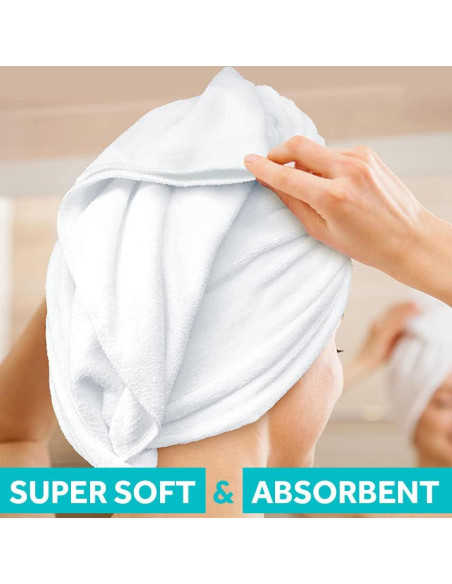 Toalla de Microfibra XL Bondi SPA - Seca Cabello Rápido 106x56cm
