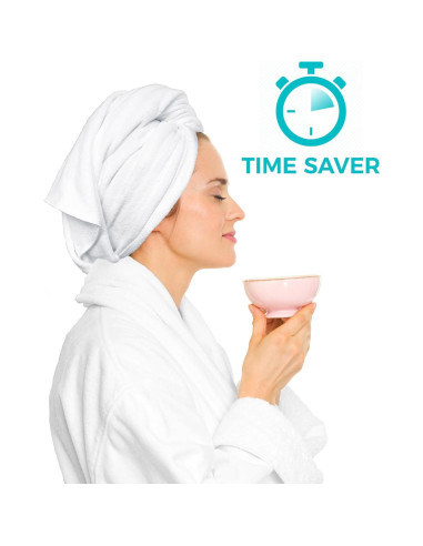 Toalla de Microfibra XL Bondi SPA - Seca Cabello Rápido 106x56cm