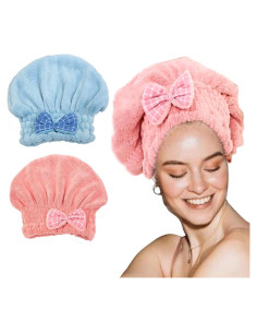 Toalla de Microfibra Free Eagle para Cabello Rizado - 2 Piezas