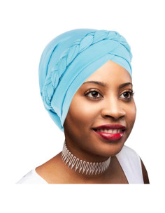 Turbante Africano Novarena para Mujeres - Capucha Elástica 49-58cm