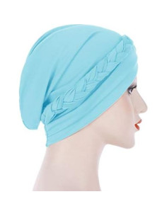 Turbante Africano Novarena para Mujeres - Capucha Elástica 49-58cm 2