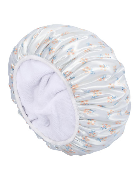 Gorro de Ducha Reutilizable Gootty Grande Floral Amarillo