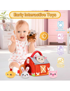 Set de Juguetes de Peluche KMUYSL para Bebés 0-12 Meses 2