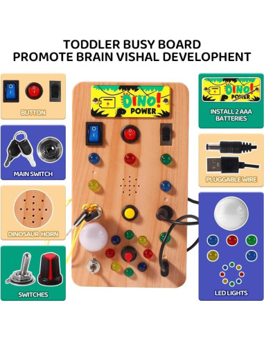 Tablero Ocupado Montessori Shantou Chijia LED 20x11 cm