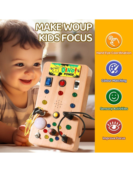 Tablero Ocupado Montessori Shantou Chijia LED 20x11 cm