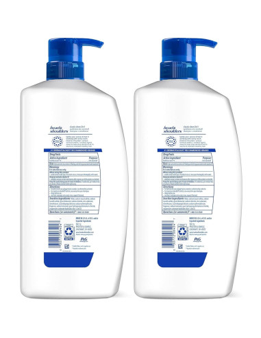Head & Shoulders 2-en-1 Champú y Acondicionador Limpieza Clásica 2L