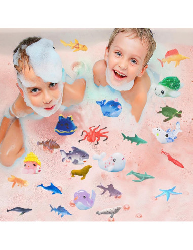 Bolas de Baño Pinyi para Niños - Set de 8 Sorpresas Marinas