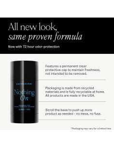 Desodorante Natural Each & Every Sin Fragancia 70.87 g 2