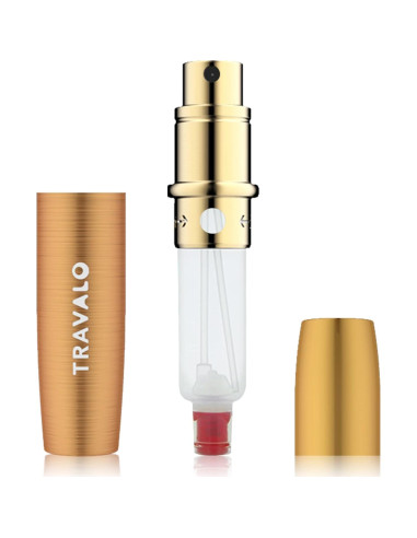 Atomizador de Perfume Travalo LUX Oro 5ml - A Prueba de Fugas