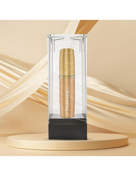 Atomizador de Perfume Travalo LUX Oro 5ml - A Prueba de Fugas