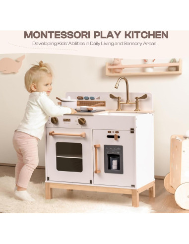 Cocina de Juguete de Madera ROBOTIME con Luces y Sonidos