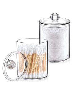 Soporte para Qtip 2 Pack XIPENGKEJI 10 y 12 oz Transparente