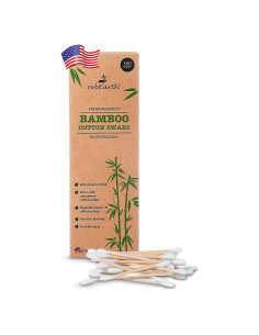 Hisopos de Algodón de Bambú reEarth - 500 Unidades Ecológicos