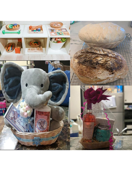 Cestas Ovaladas Yesland 16 Piezas Almacenamiento Cocina