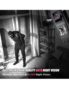 Cámara Corporal KSADBOSSBO H82 HD 1080P con 128GB 2