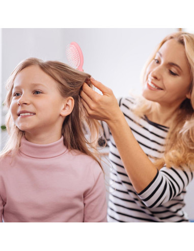 Mini Cepillos de Pelo Húmedo LVYOUIF - Paquete de 4 Unidades