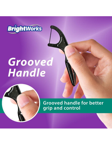 Palillos de Hilo Sostenibles Brightworks - 225 Unidades - Menta y Carbón