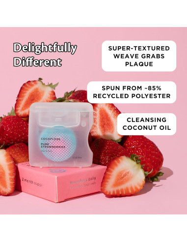 Cocofloss Hilo Dental 30.18 m con Cera y Aceite de Coco