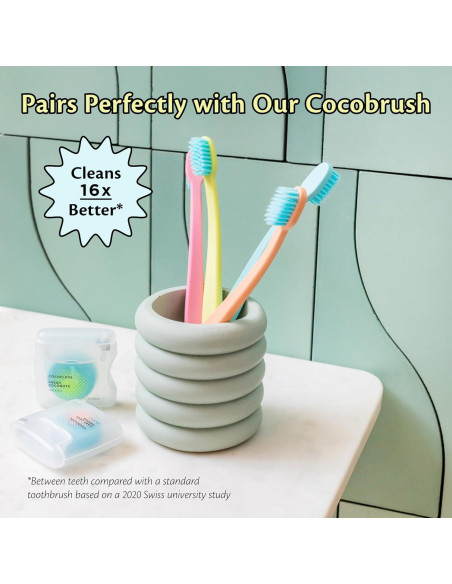 Cocofloss Hilo Dental 30.18 m con Cera y Aceite de Coco