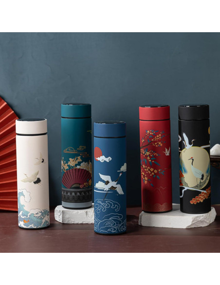 Termo de viaje THY COLLECTIBLES 500 ml acero inoxidable azul