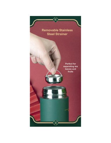 Termo de viaje THY COLLECTIBLES 500 ml acero inoxidable azul