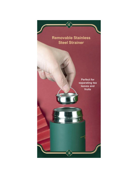 Termo de viaje THY COLLECTIBLES 500 ml acero inoxidable azul