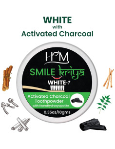 HM Smile Polvo Dental Ayurvédico Blanqueador 4x10g 2