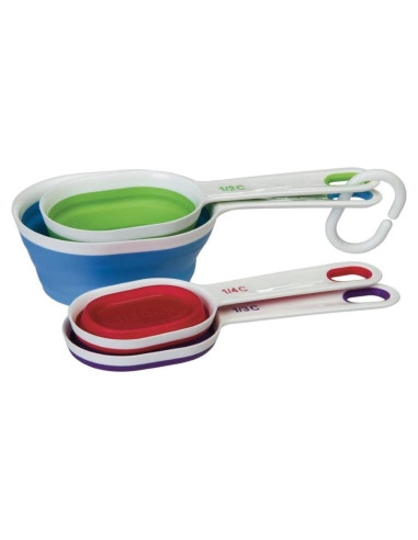 Conjunto de Tazas Medidoras Plegables Prepworks BA-545 - 4 Piezas