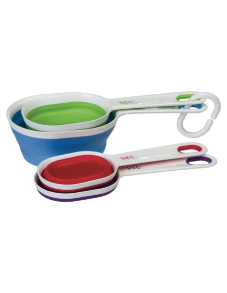 Conjunto de Tazas Medidoras Plegables Prepworks BA-545 - 4 Piezas